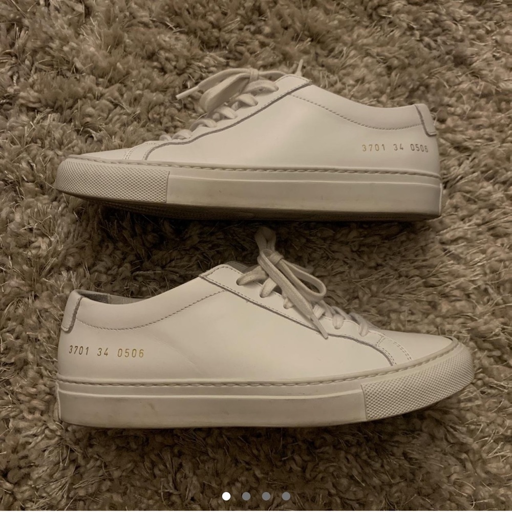 White Womens common projects size 34